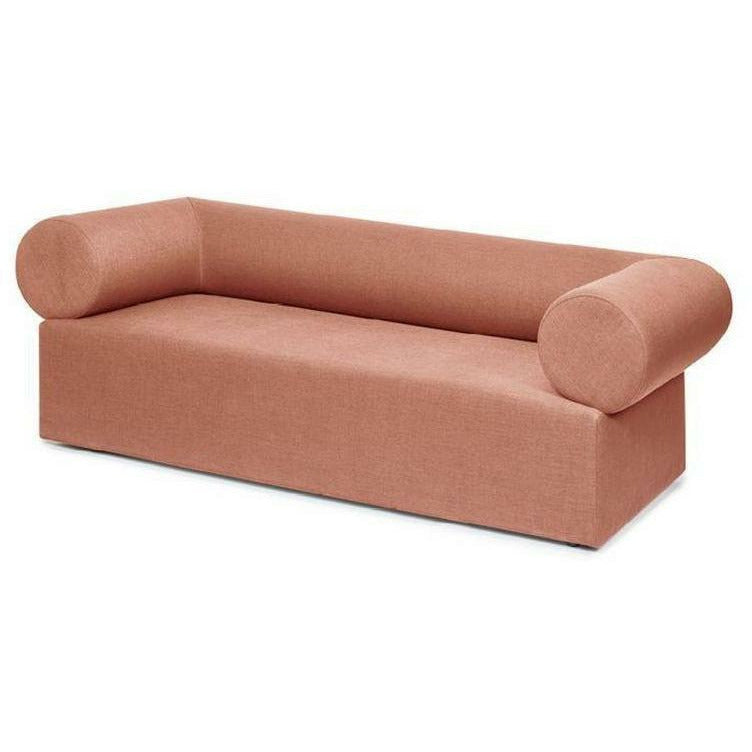 Puik chester sofa 2 sæder, lyserød