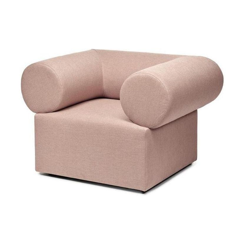 Fauteuil Puik Chester, rose clair