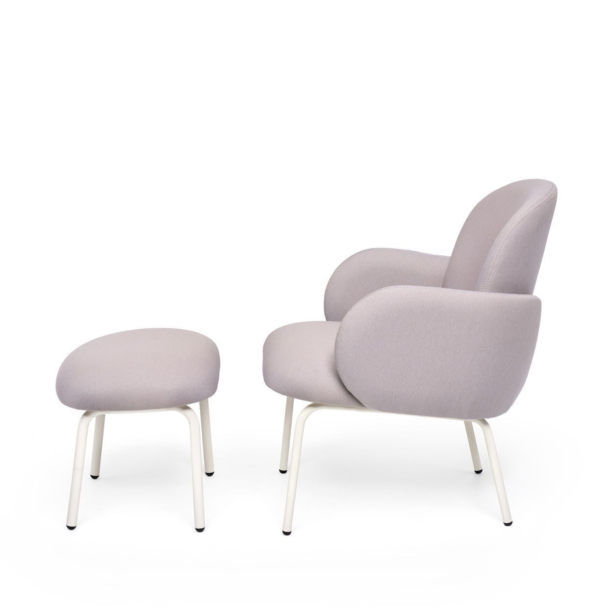 Puik dost Lounge Chair Stahl, hellgrau