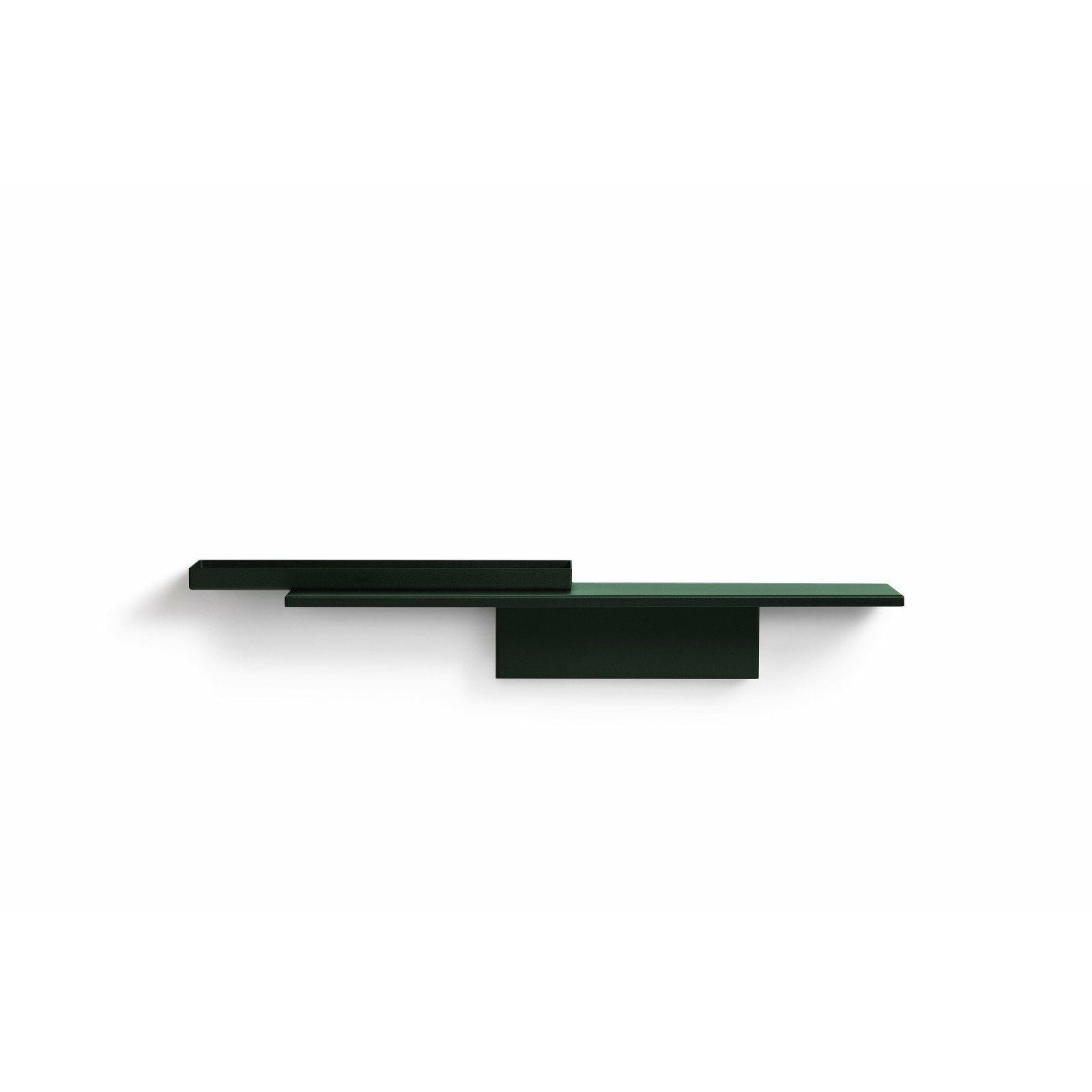 Puik Duplex Wall Shelf, Dark Green