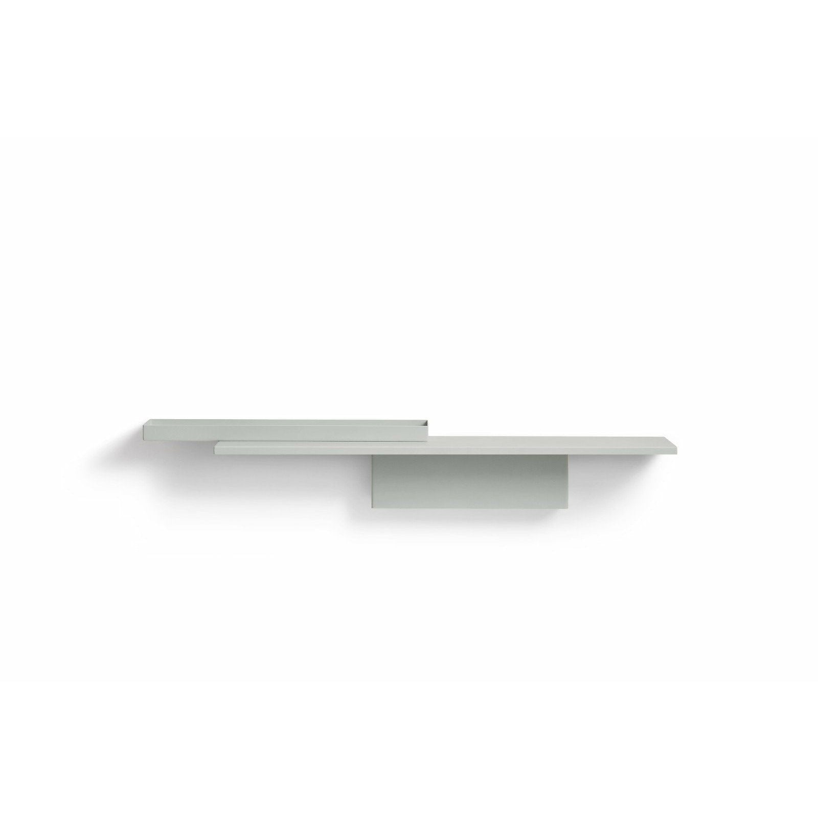 Puik Duplex Wall Shelf, Light Grey