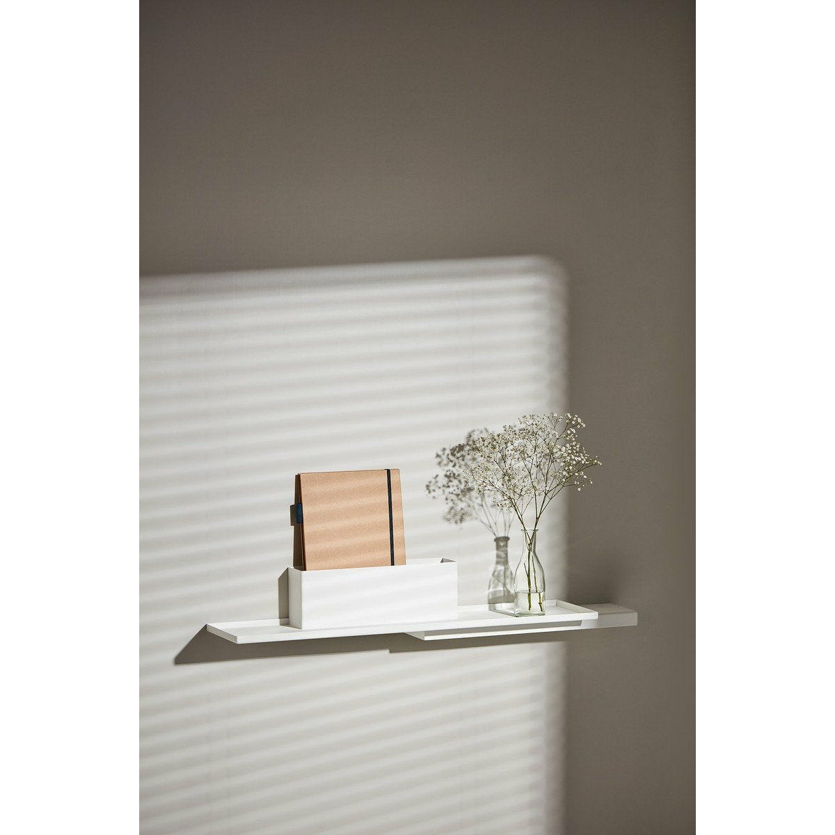 Puik Duplex Wall Shelf, White