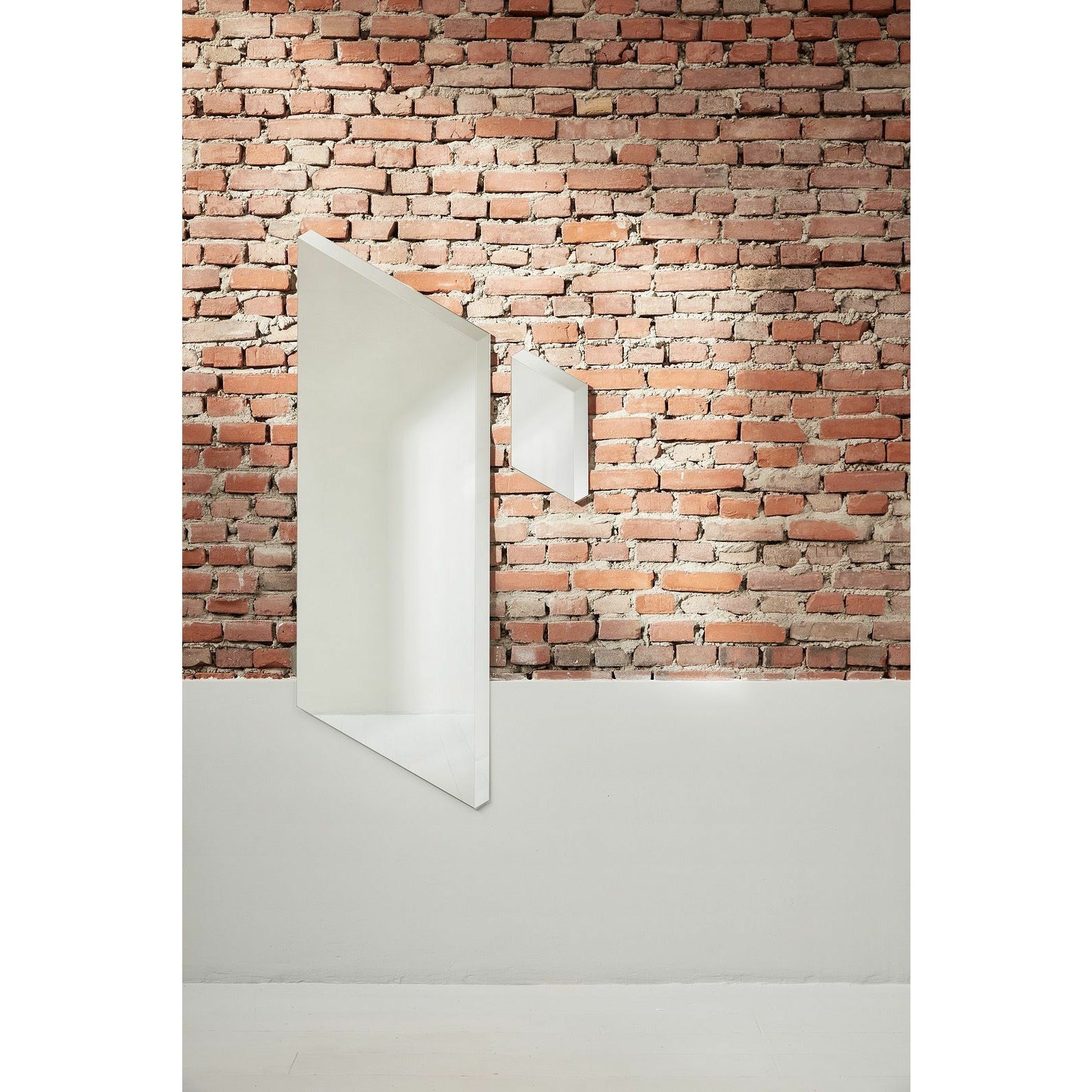 Puik Facet Glass Mirror 40x20cm, Silver