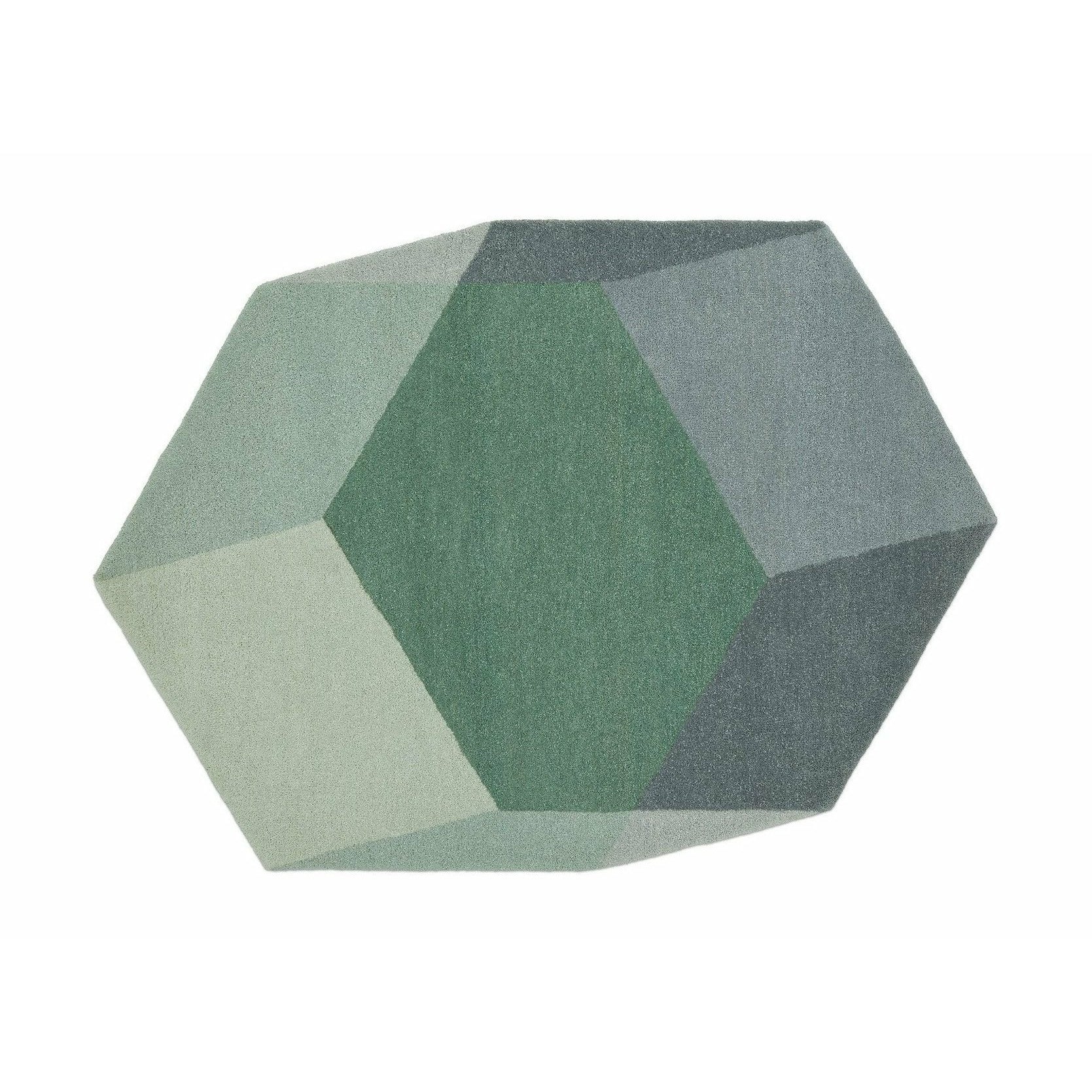 Puik Iso Teppich Hexagon, grün