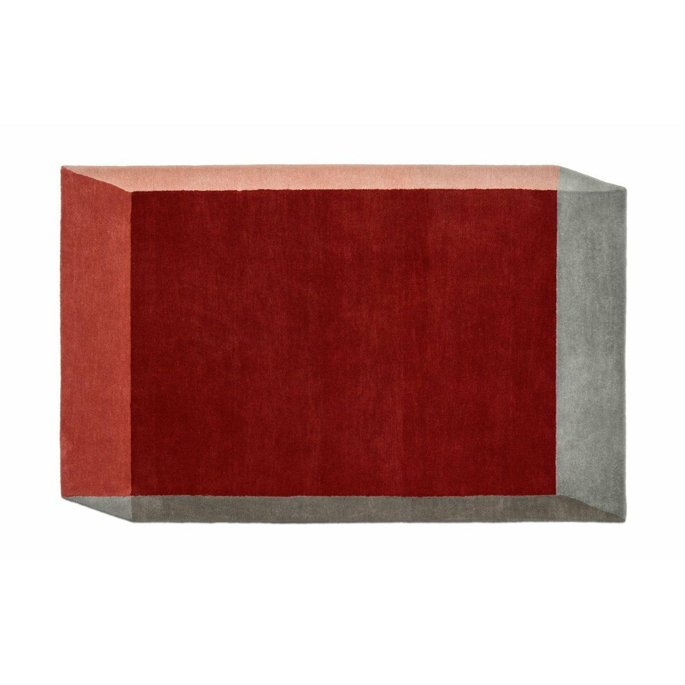 Rectángulo de alfombra Puik ISO, rojo