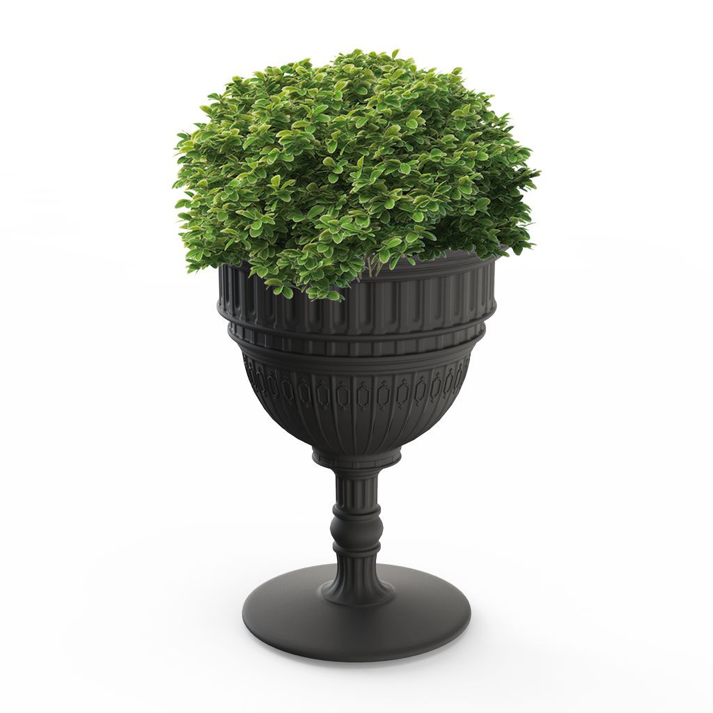 Qeeboo Capitol Planter/Champagne Cooler øx H 44x60 Cm, Black