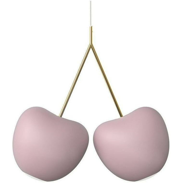 Lampe de suspension Cherry Qeeboo par Nika Zupanc, rose