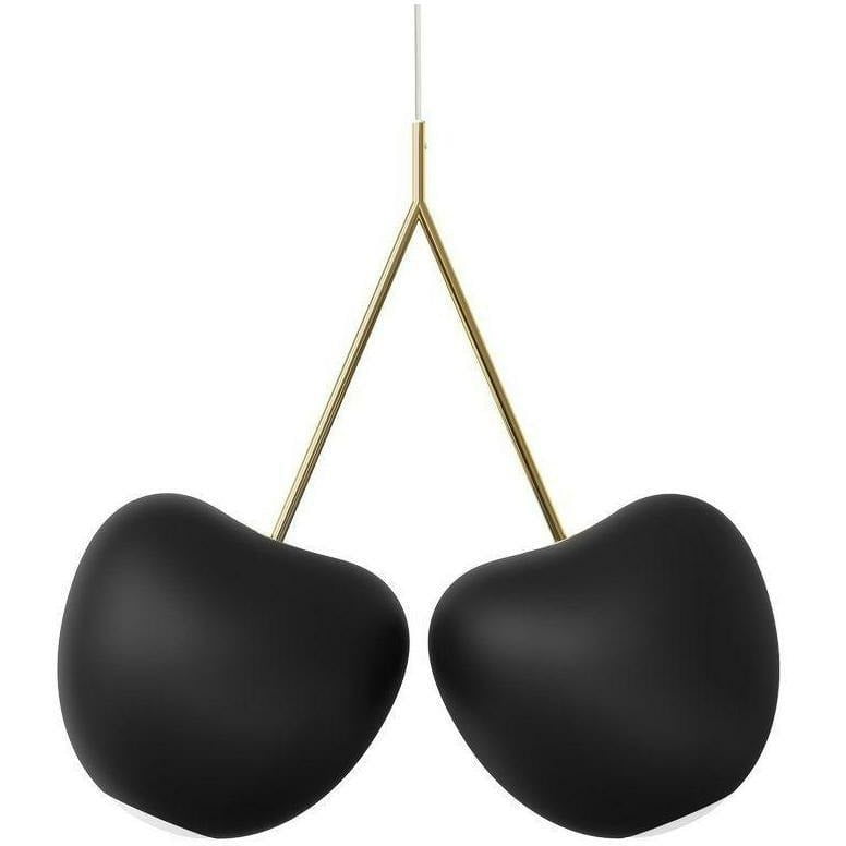 Lampe de suspension Cherry Qeeboo par Nika Zupanc, noir