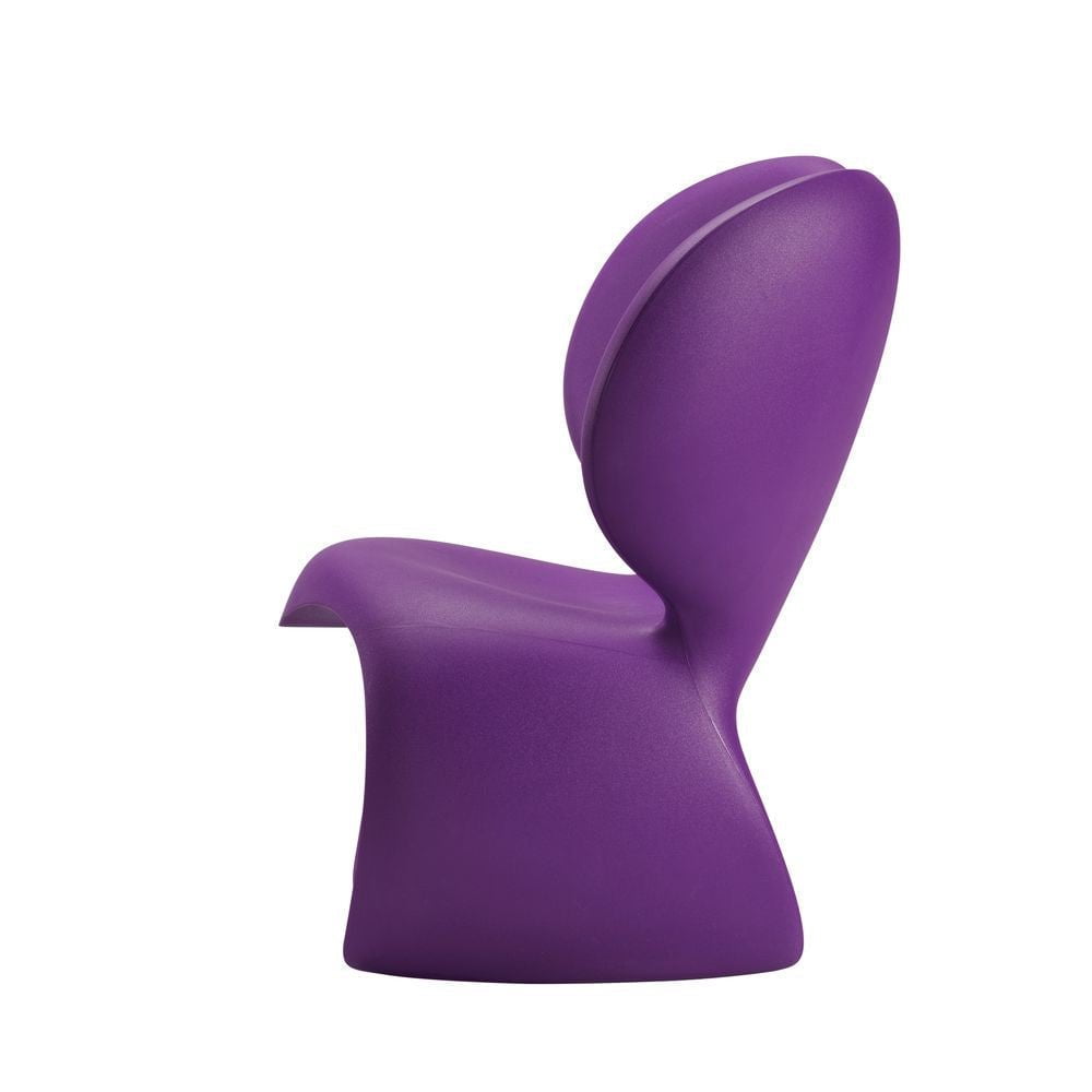 Qeebo ne fait pas f ** k avec la chaise de souris en plastique, violet