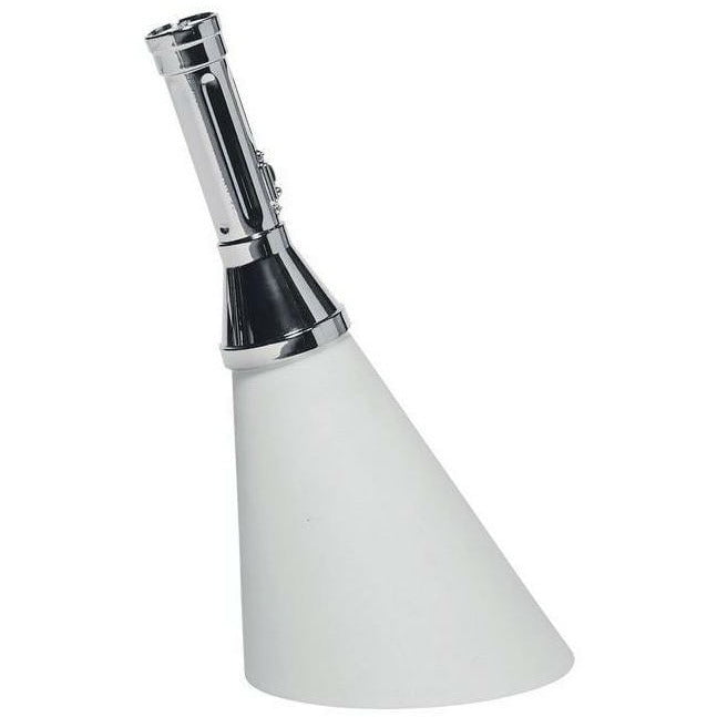 QEEBOO Blitzaufladbares LED -Tischlampe Metall Finish H 48 cm, Silber