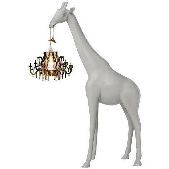 QEEOOO Girafe in Love Pincher Lampe XS H 1M, Sable froid