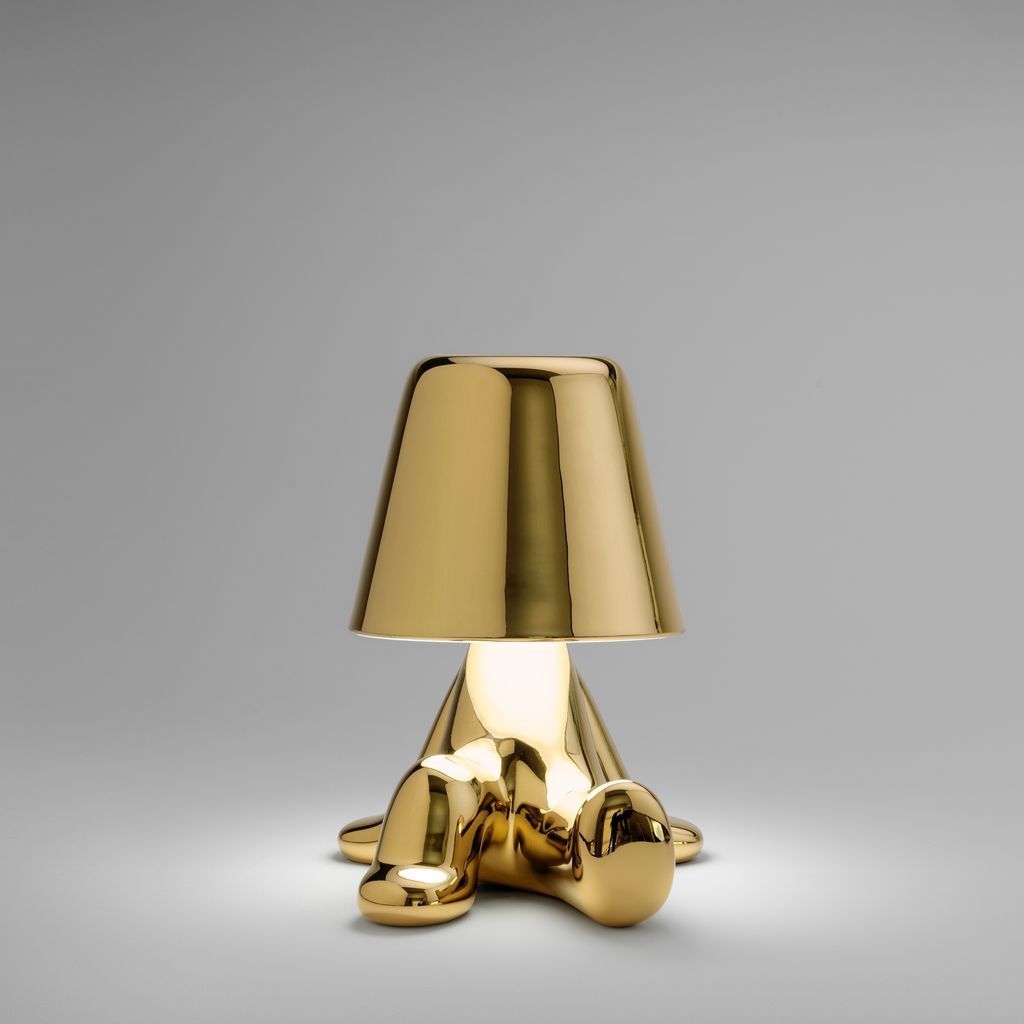 Qeeboo Golden Brothers Table Lamp By Stefano Giovannoni, Bob