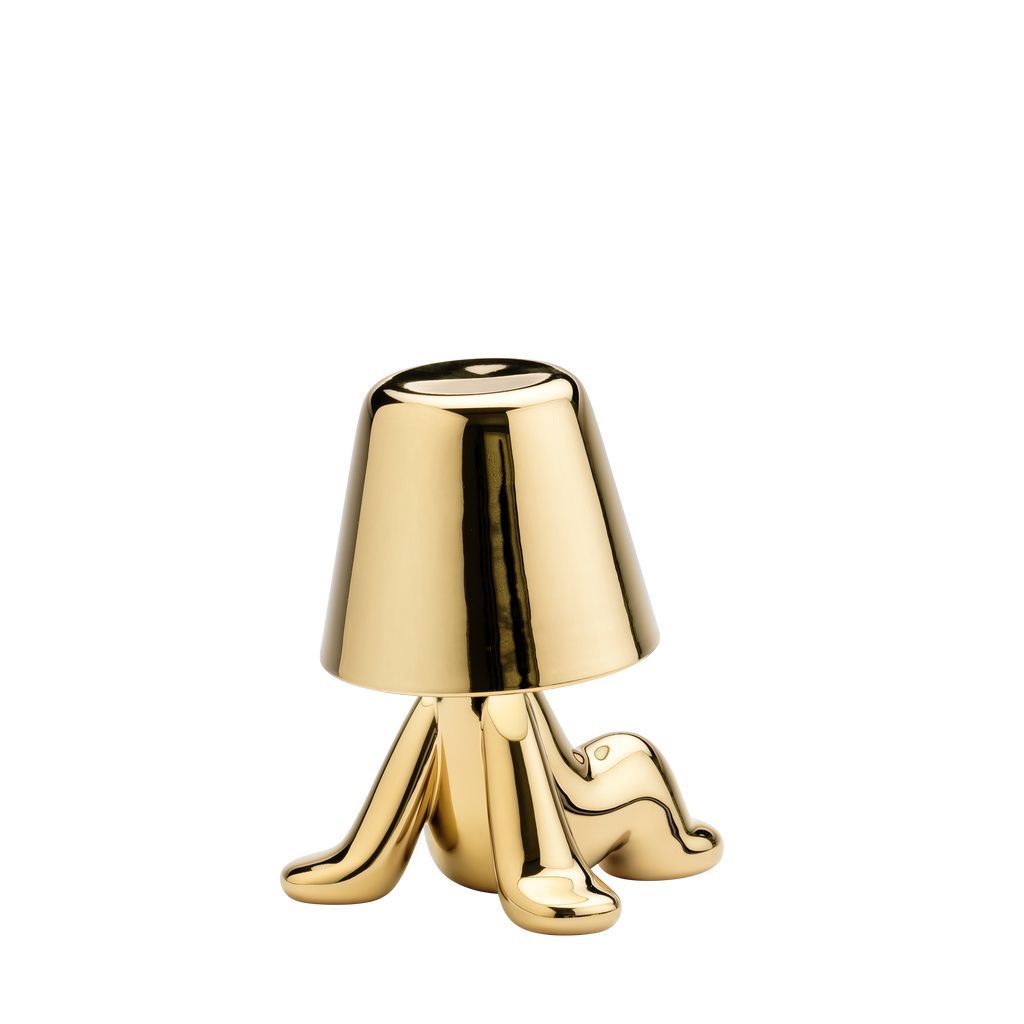 Qeeboo Golden Brothers Table Lamp By Stefano Giovannoni, Bob