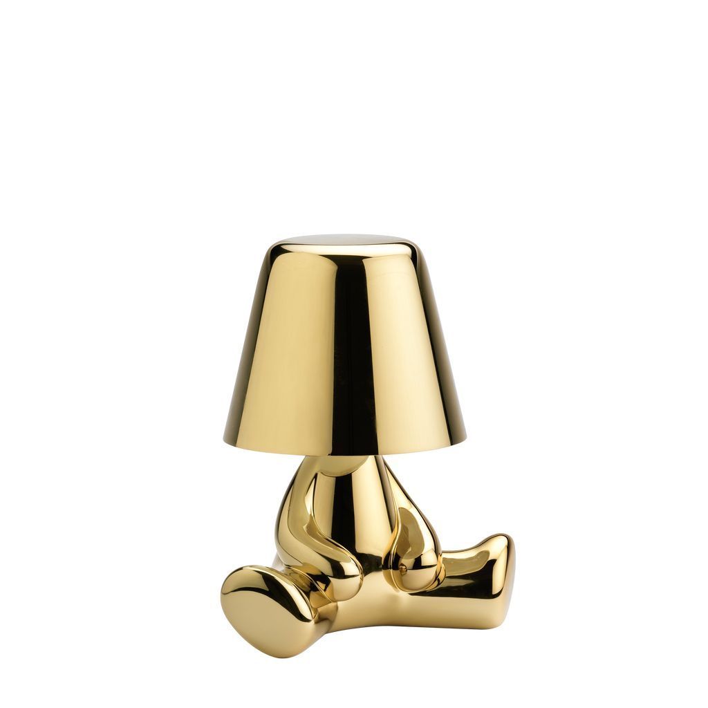 Qeeboo Golden Brothers Table Lamp af Stefano Giovannoni, Joe