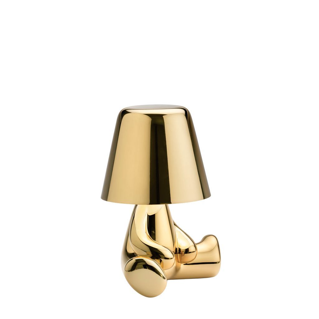 Qeeboo Golden Brothers Table Lamp By Stefano Giovannoni, Joe