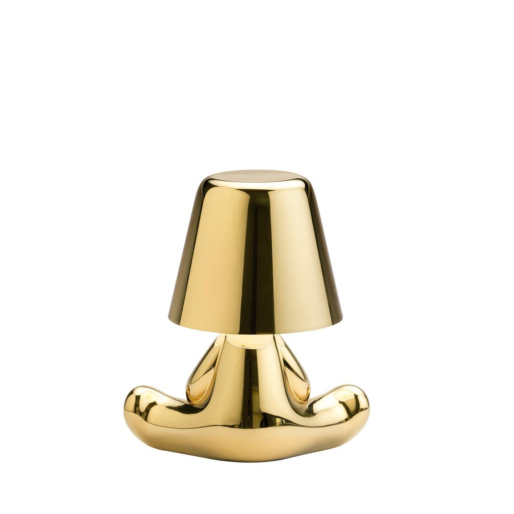 Qeeboo Golden Brothers Table Lamp By Stefano Giovannoni, Joe