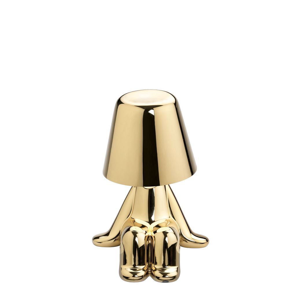 Qeeboo Golden Brothers Table Lamp af Stefano Giovannoni, Sam