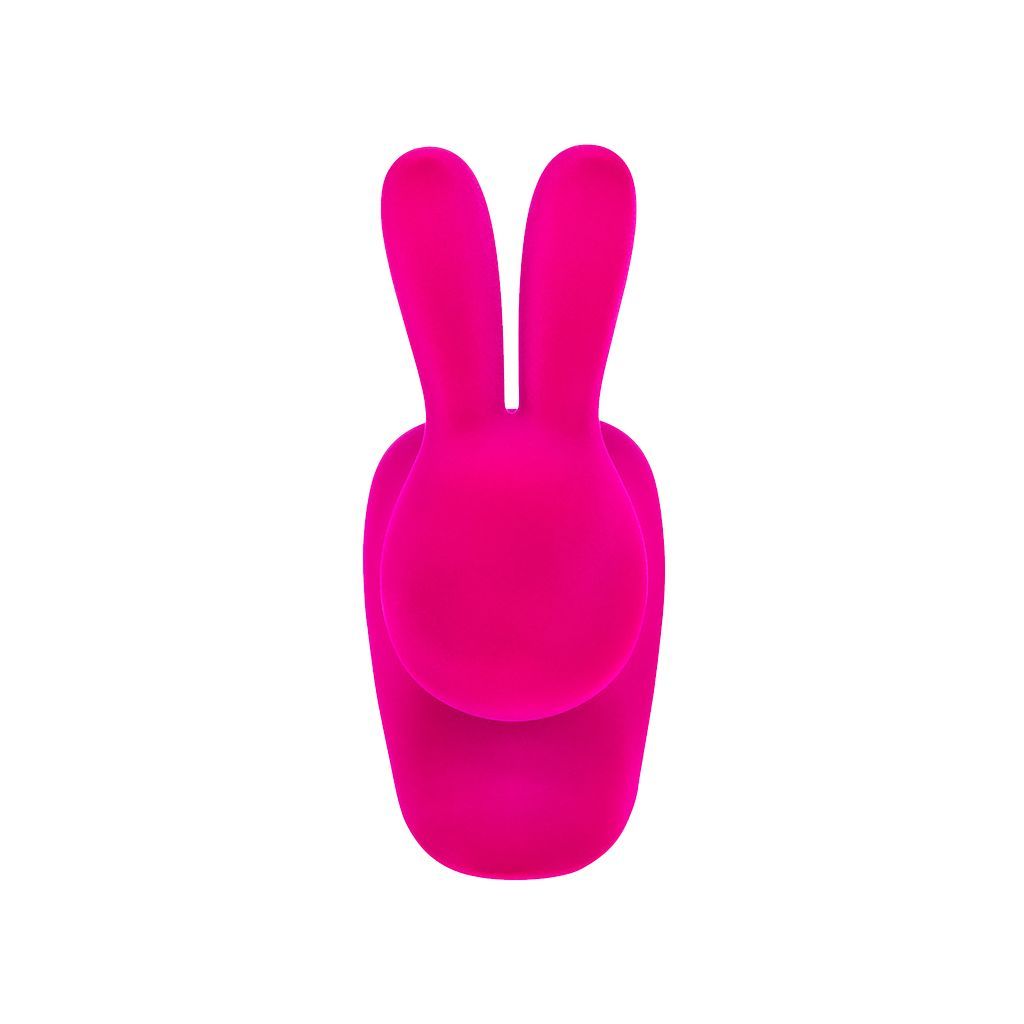 Qeeboo Bunny Chair Velvet Finish, Fuxia