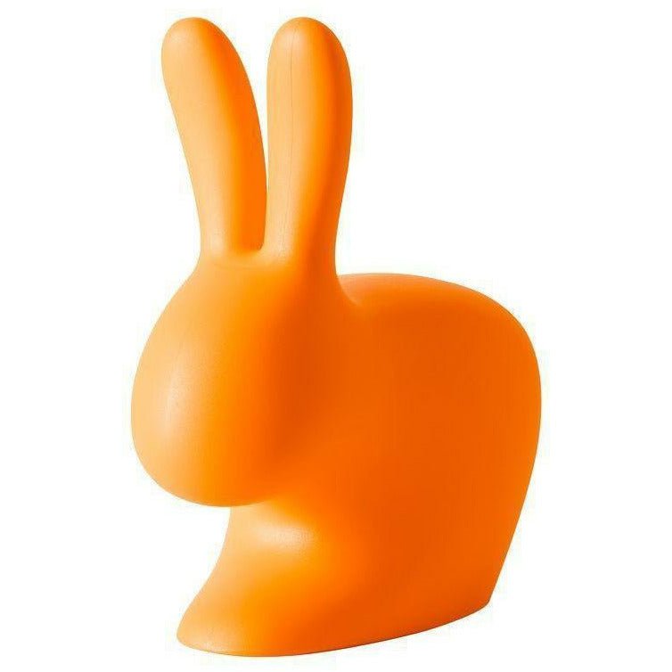 Chaise de lapin Qeeboo par Stefano Giovannoni, Orange léger