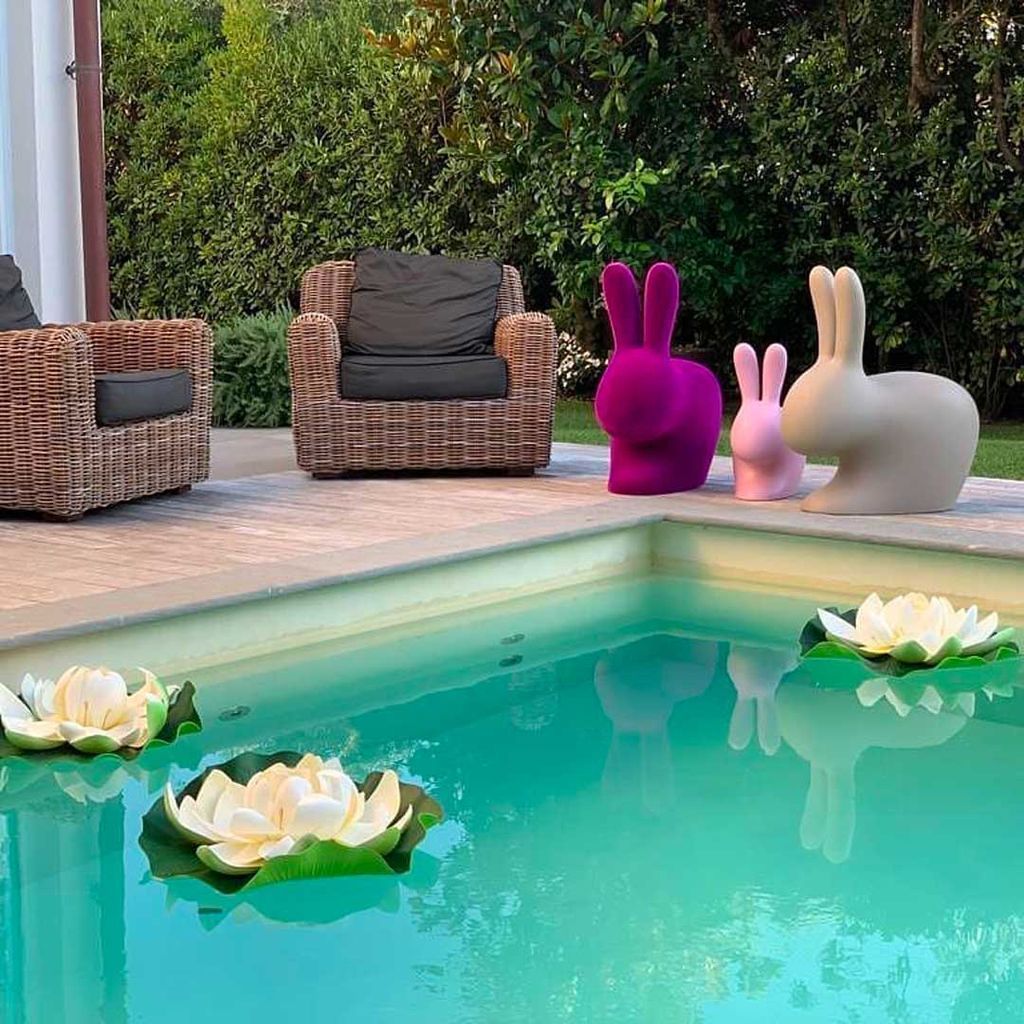 Qeeboo Bunny Chair By Stefano Giovannoni, Violet