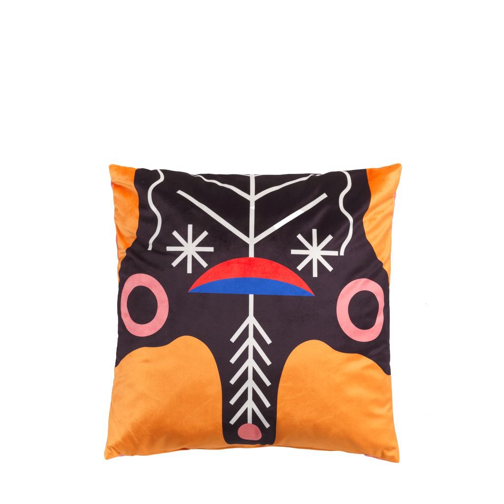 Qeeboo Oggian Cushion 45x45 Cm, Kinotto