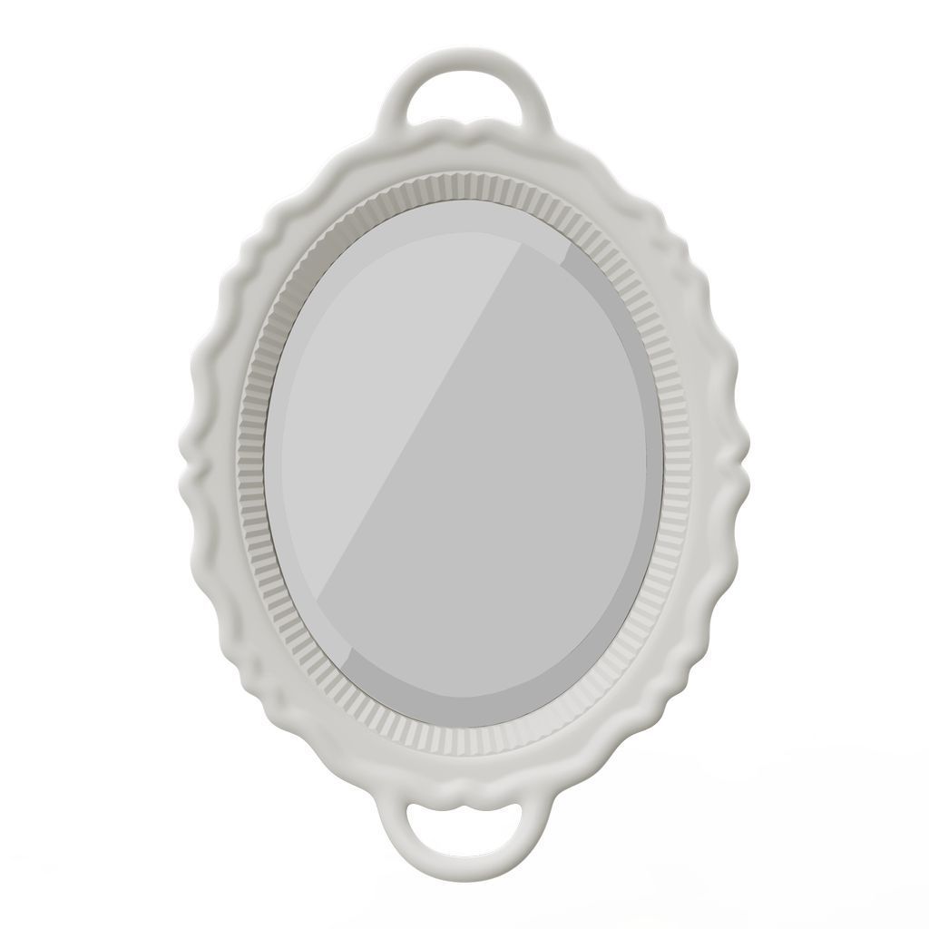 QEEBOO -Plateau Miroir Mirror 110x76,5 cm, weiß