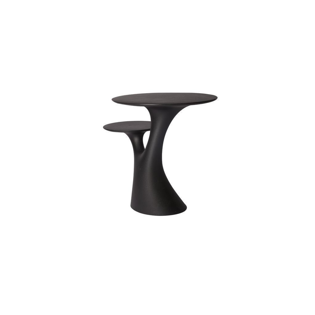 Mesa de árbol de conejo Qeeboo de Stefano Giovannoni, negro