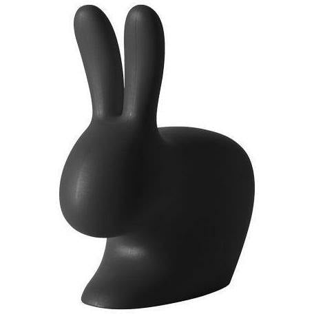 Qeeboo Rabbit Doorstop XS, sort