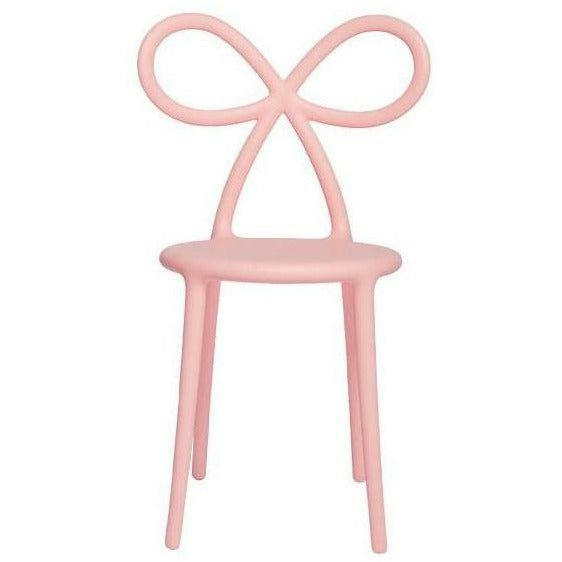 Chaise de ruban Qeeboo bébé par Nika Zupanc Set de 2, rose