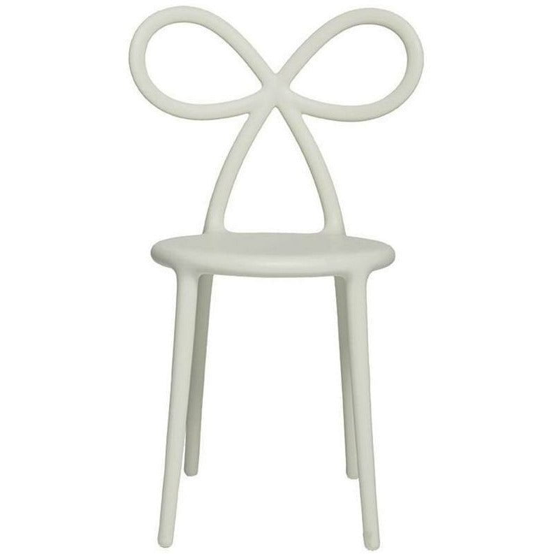 Chaise de ruban Qeeboo bébé par Nika Zupanc, blanc