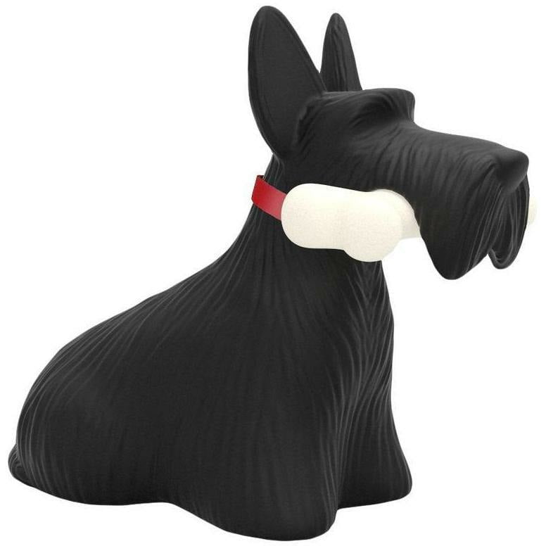 Qeeboo Scottie Lamp de Stefano Giovannoni, negro