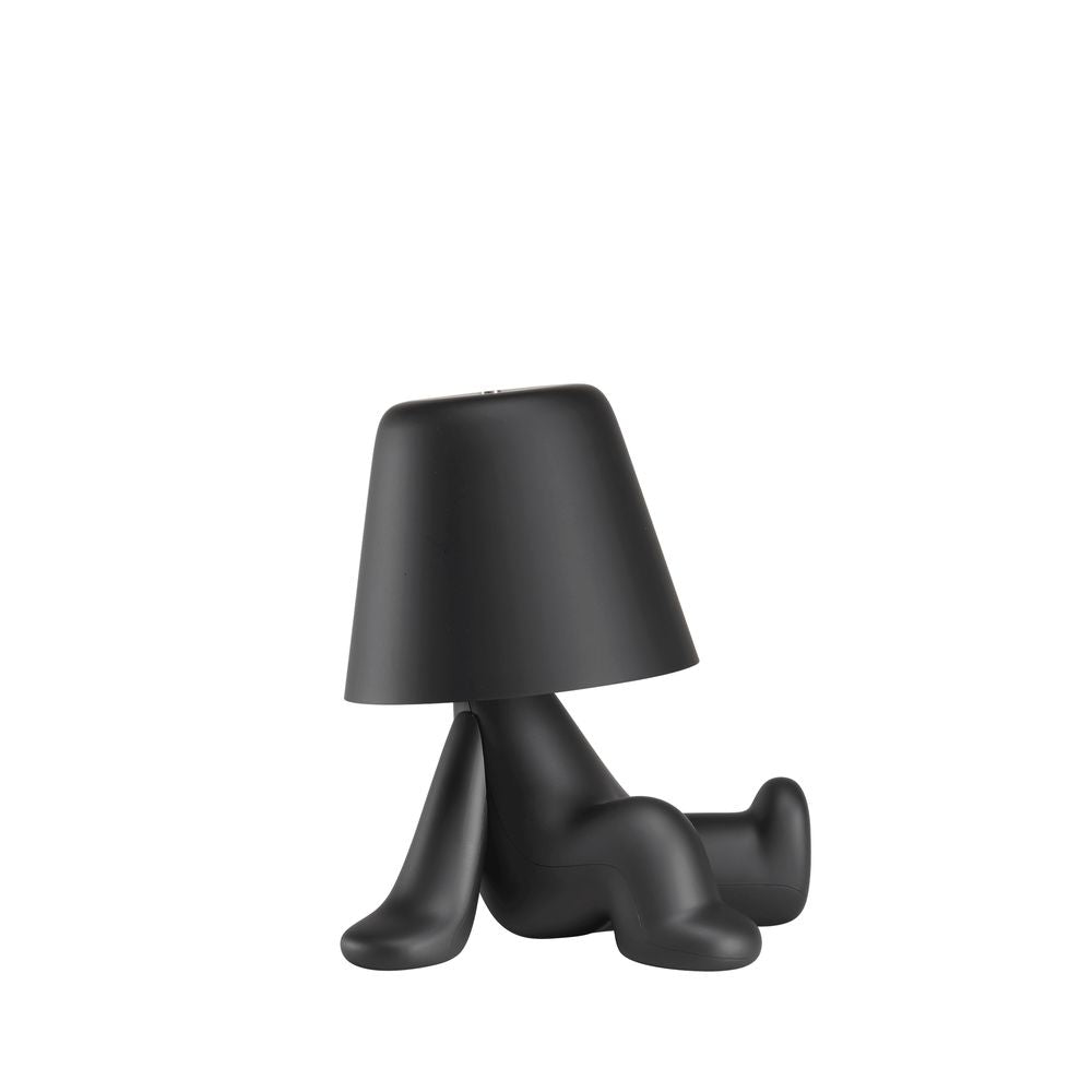 Qeeboo Sweet Brothers Table Lamp Rob, negro