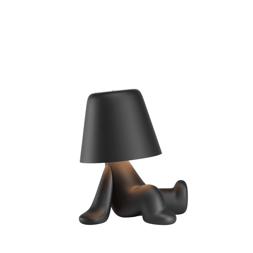 La lampe de table de Table des frères doux qeeboo, noir