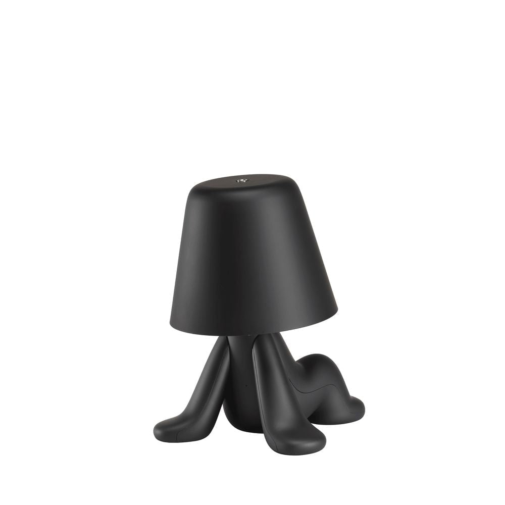 Qeeboo Sweet Brothers Table Lamp Rob, negro