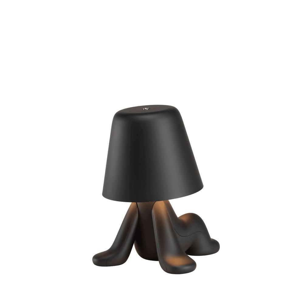 La lampe de table de Table des frères doux qeeboo, noir