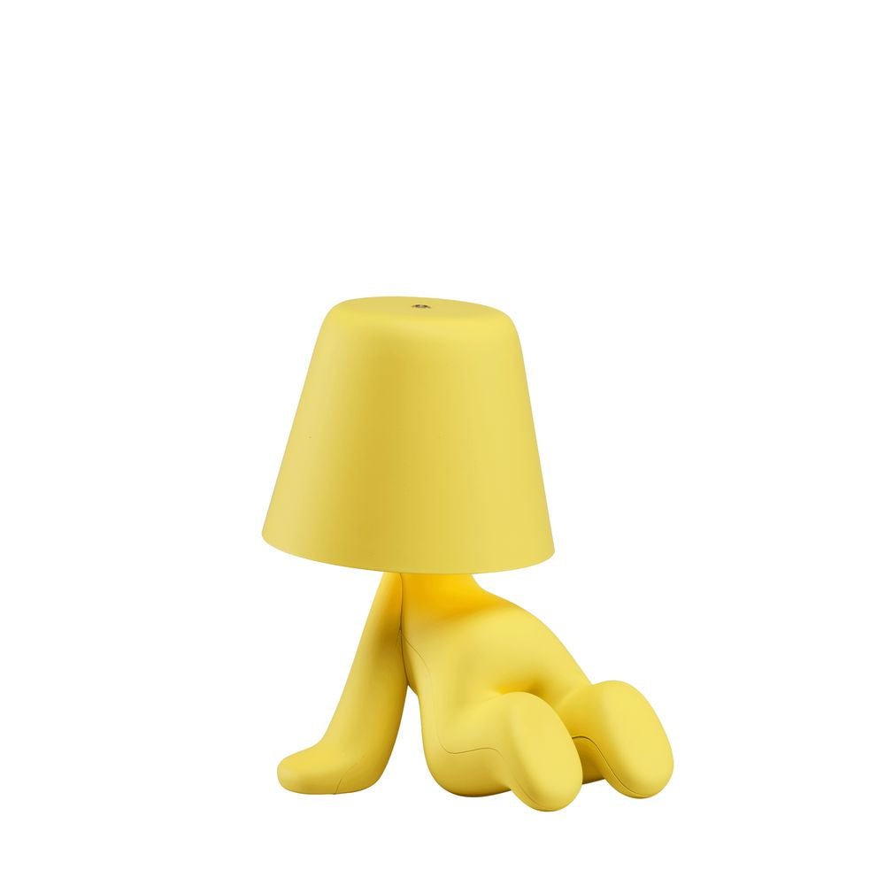 Qeeboo Sweet Brothers Table Lamp Ron, amarillo