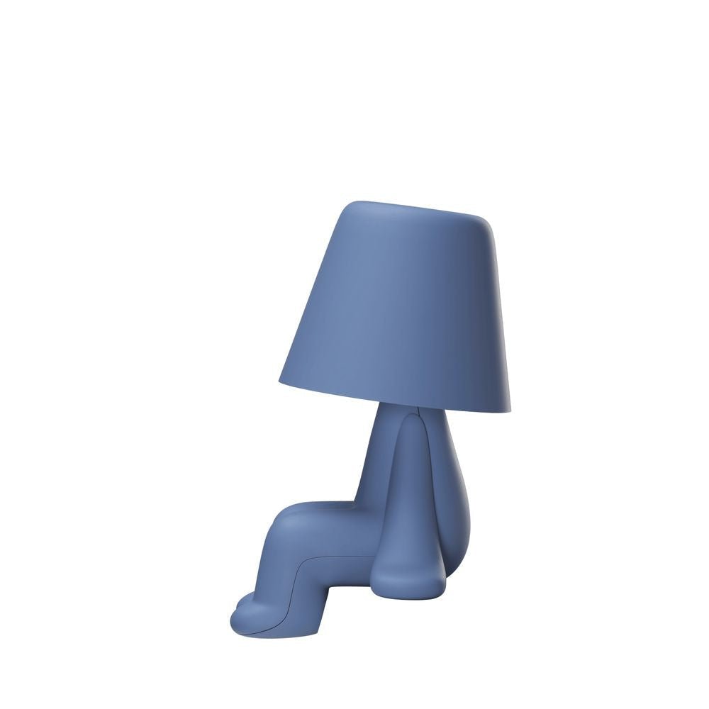 La lampe de table de Table des frères doux qeeboo, bleu clair