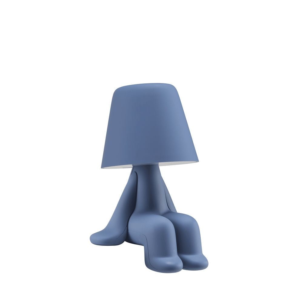 La lampe de table de Table des frères doux qeeboo, bleu clair