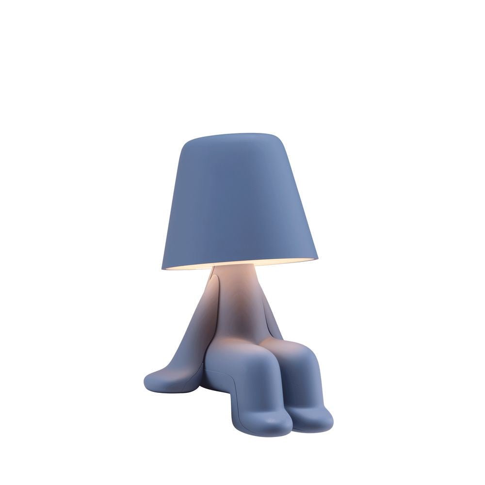 Qeeboo Sweet Brothers Table Lamp Sam, Light Blue