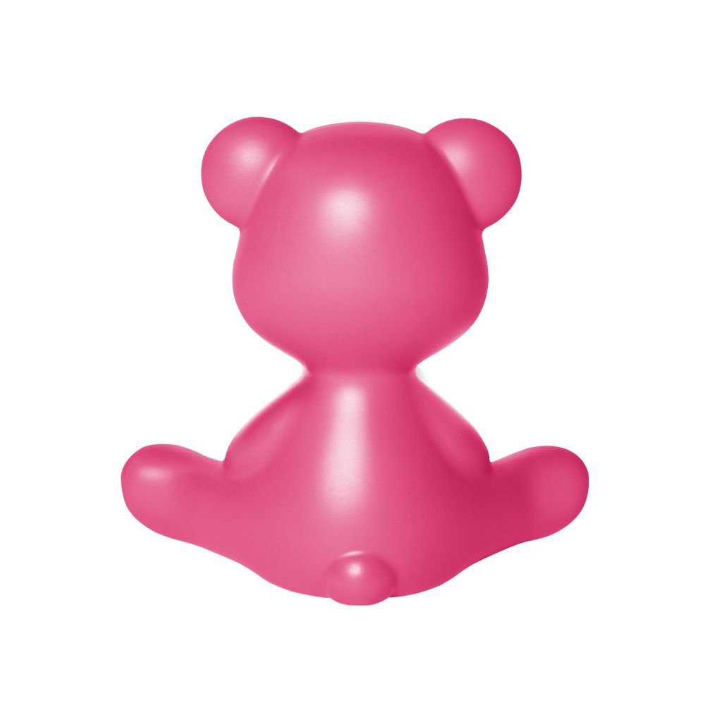 Qeeboo Teddy Girl LED wiederaufladbare Tischlampe, Fuxia