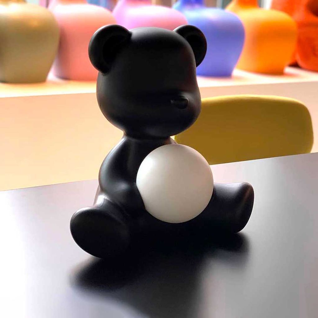 Qeeboo Teddy Girl førte genopladelig bordlampe, gul