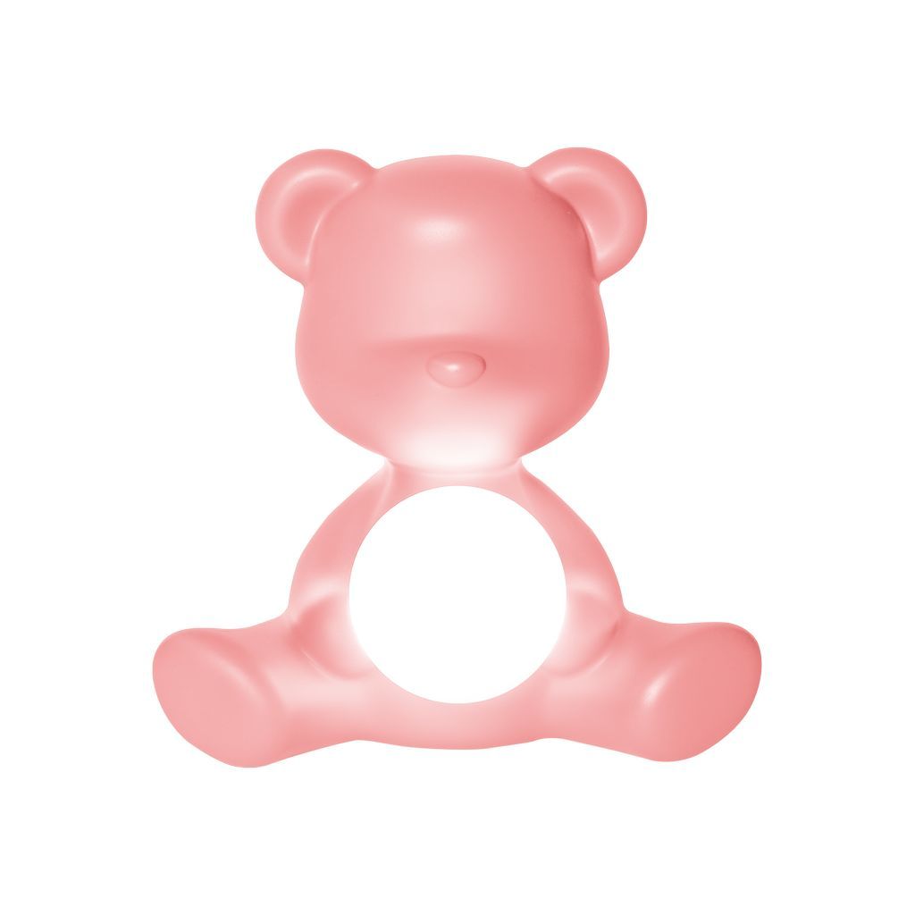 Qeeboo Teddy Girl LED LECHE CABLEA RECARGABLE, PINK