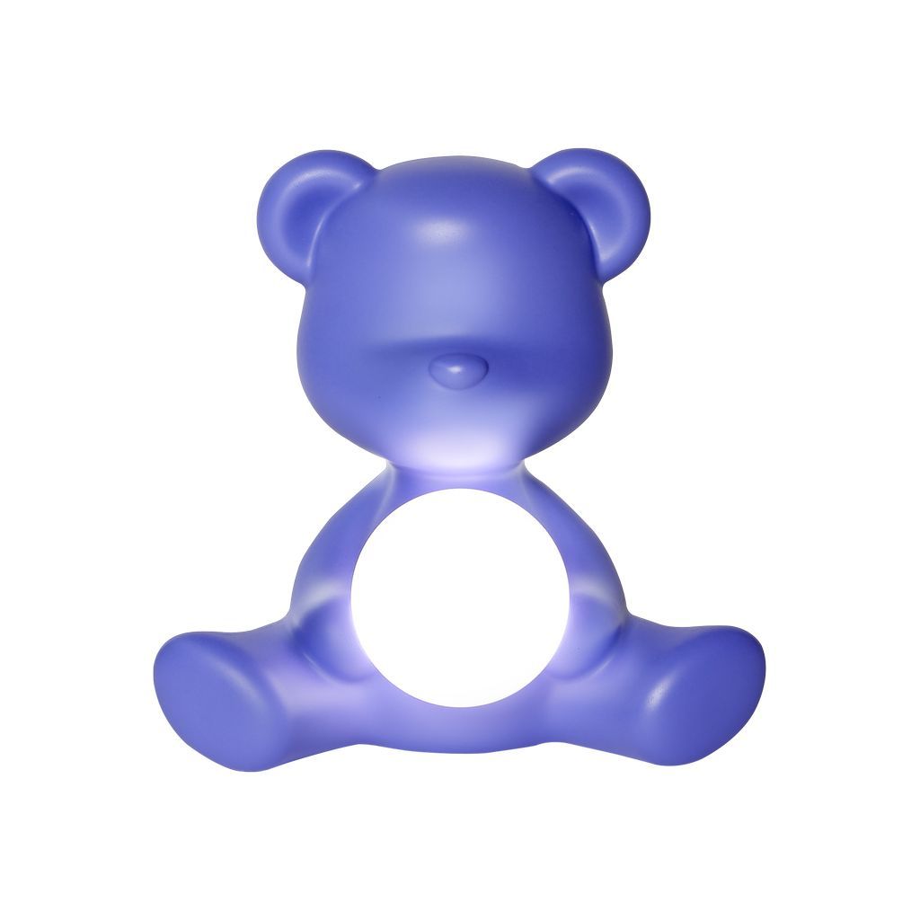 QEEOOO TEDDY GIRL LED RECHARGable Table Lampe, violet