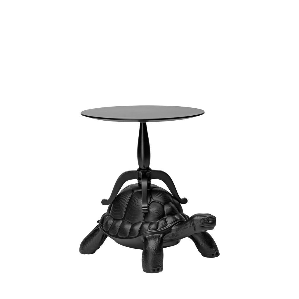 Table basse de transport de tortue QEEEOO, noir