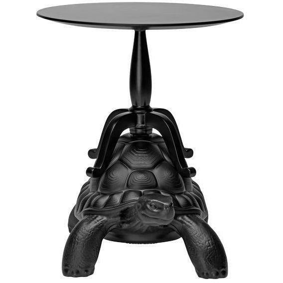 Table basse de transport de tortue QEEEOO, noir