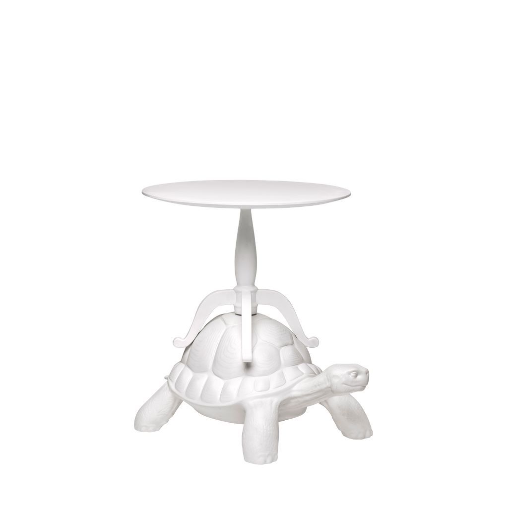 Qeeboo Turtle Carry Coffee Table, White