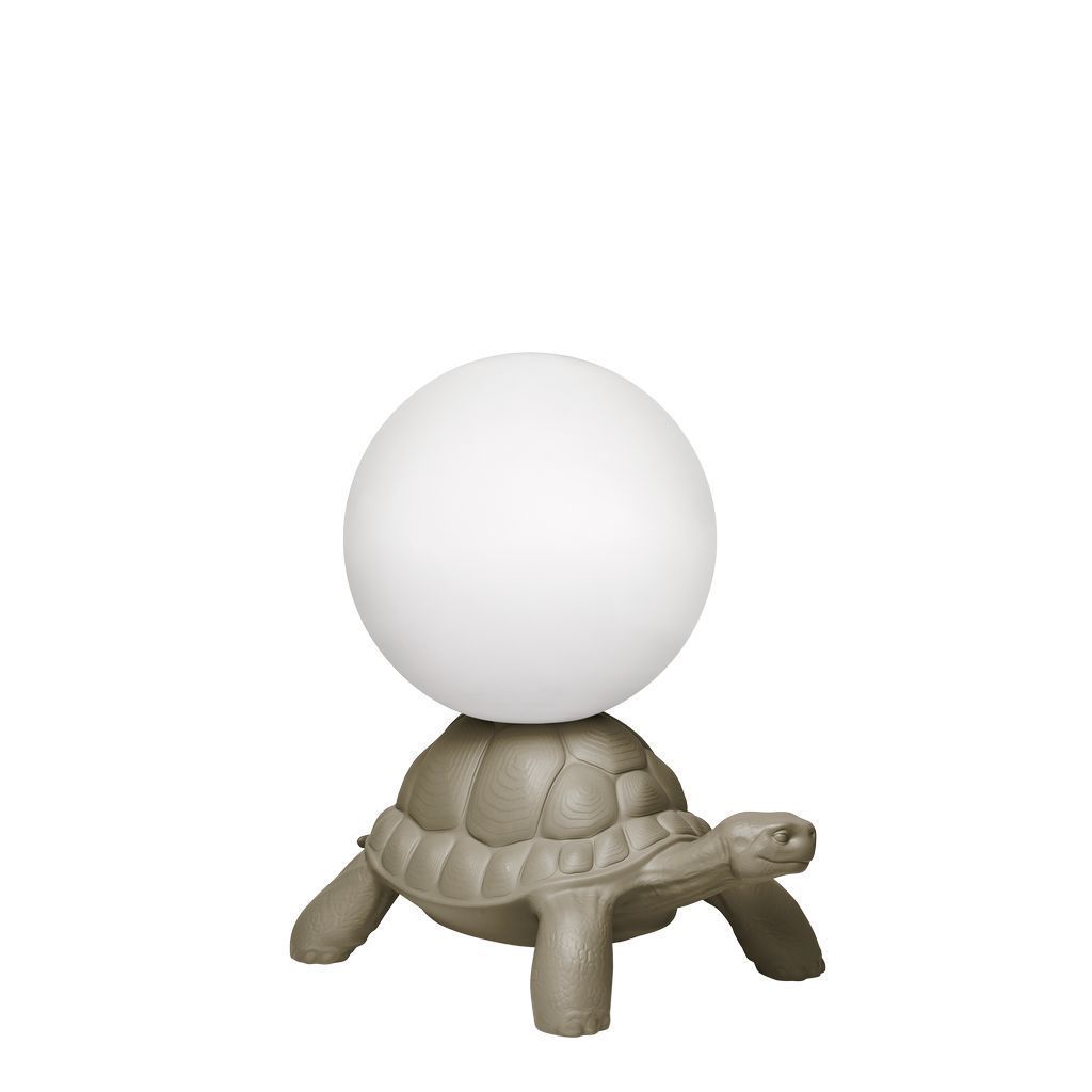 Qeeboo Turtle Carry Lampe, grau