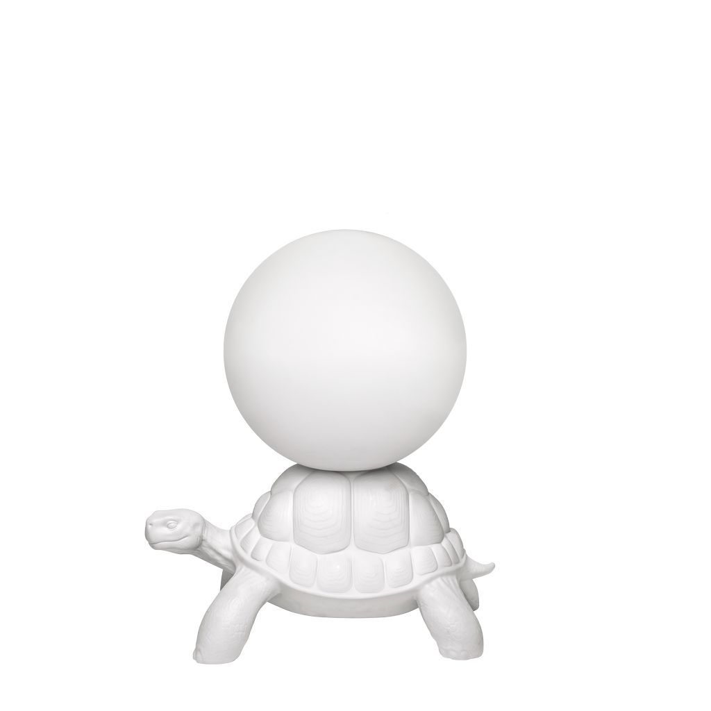 Qeeboo Turtle Carry Lamp, White