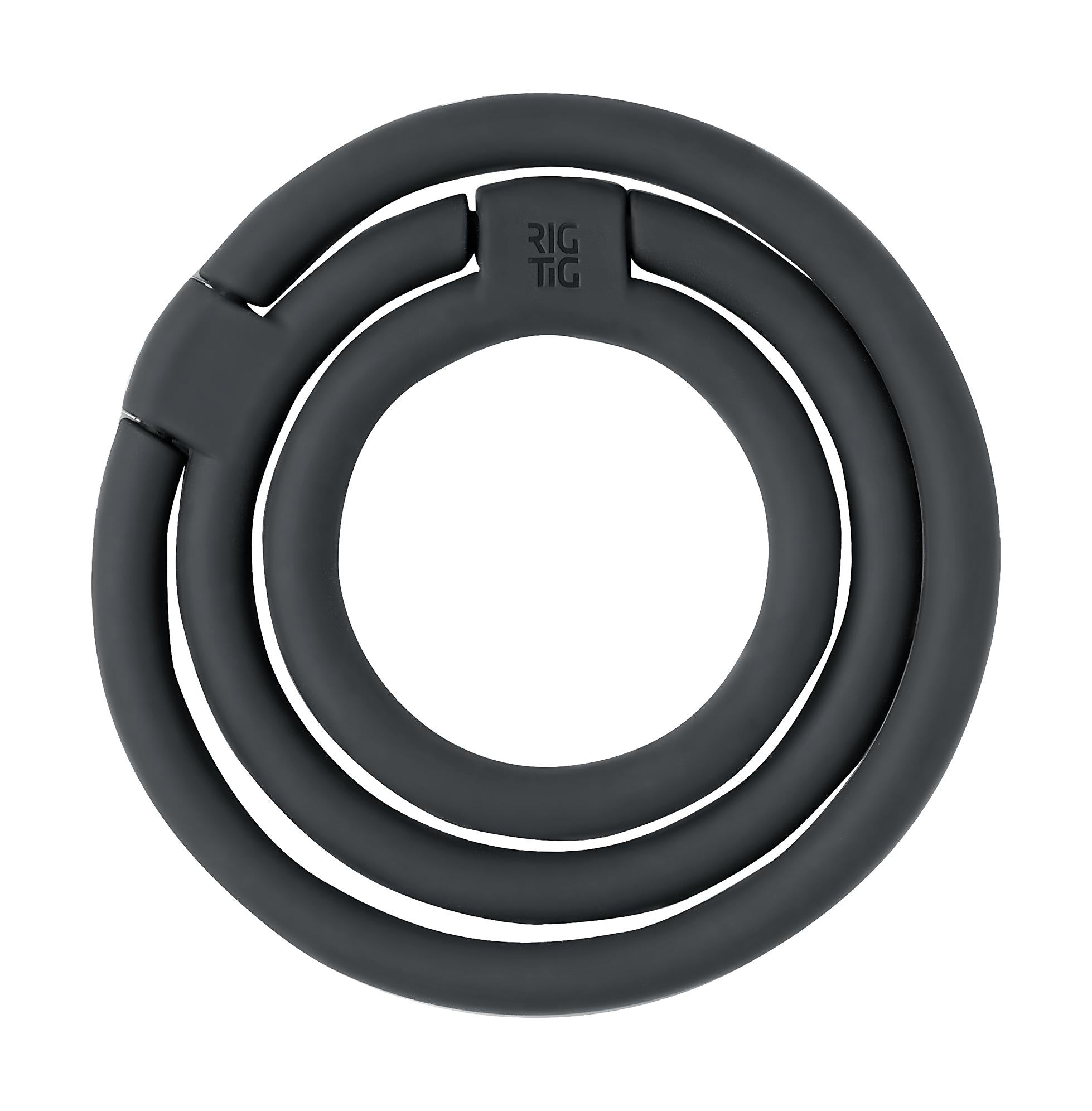 Rig Tig Circles Coaster, negro