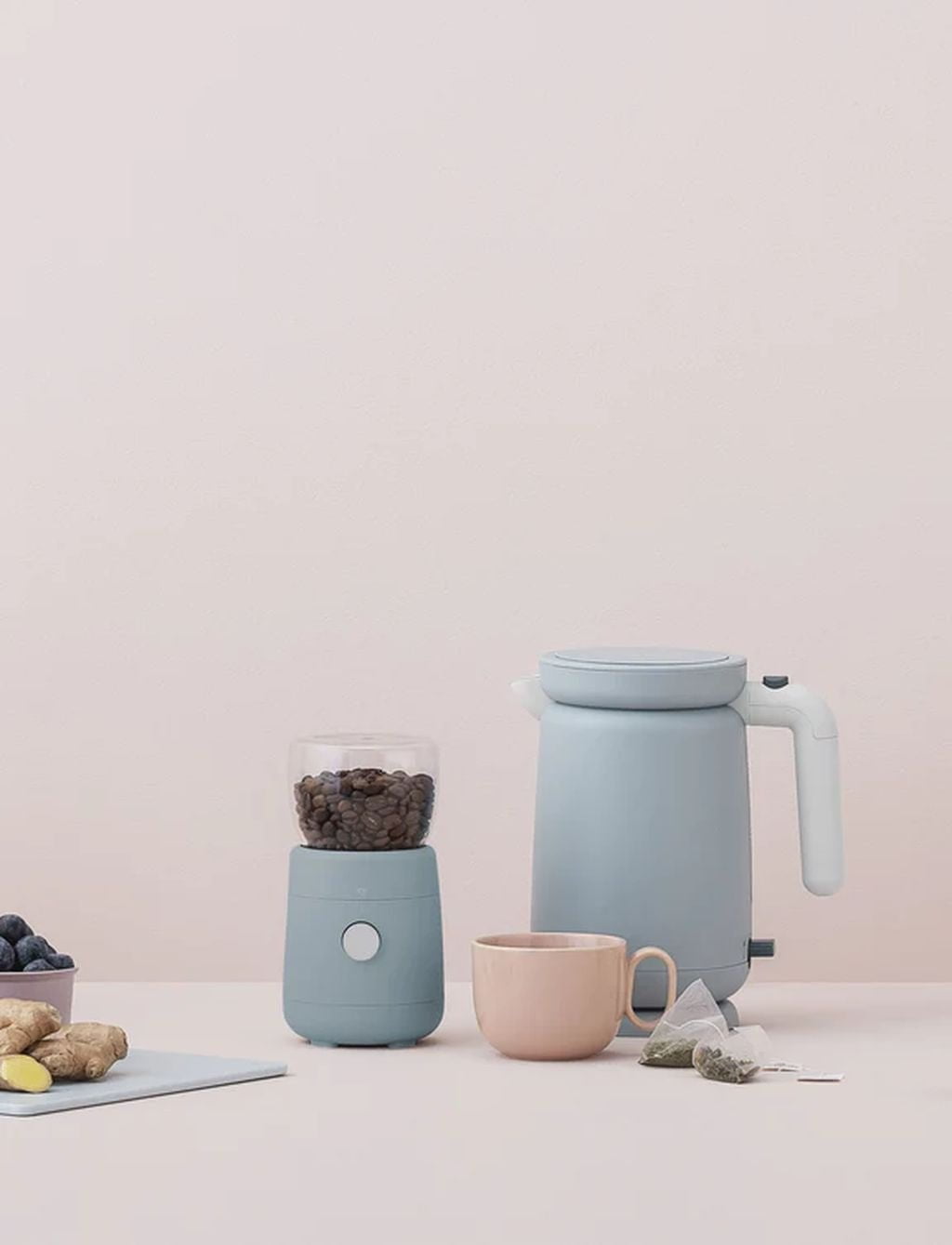 Rig Tig Foodie Elektrische Kaffeemühle, staubig blau